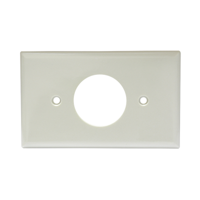 Placa de plástico para contacto sencillo.