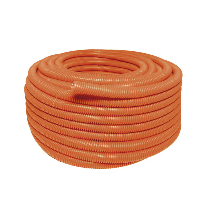 Manguera flexible Reforzada 3/4 x 50 m /Polietileno Alta Densidad HDPE/ Con guía /Resistente a Intemperie.