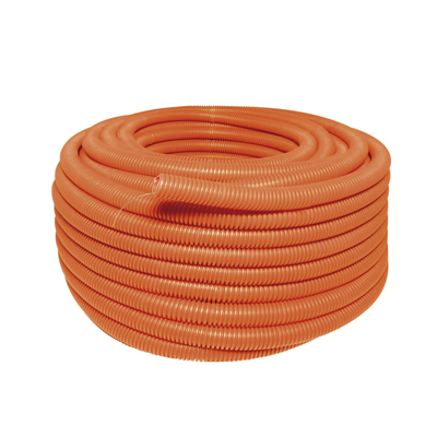 Manguera flexible Reforzada 3/4" x 50 m /Polietileno Alta Densidad HDPE/ Con guía /Resistente a Intemperie. - Toer