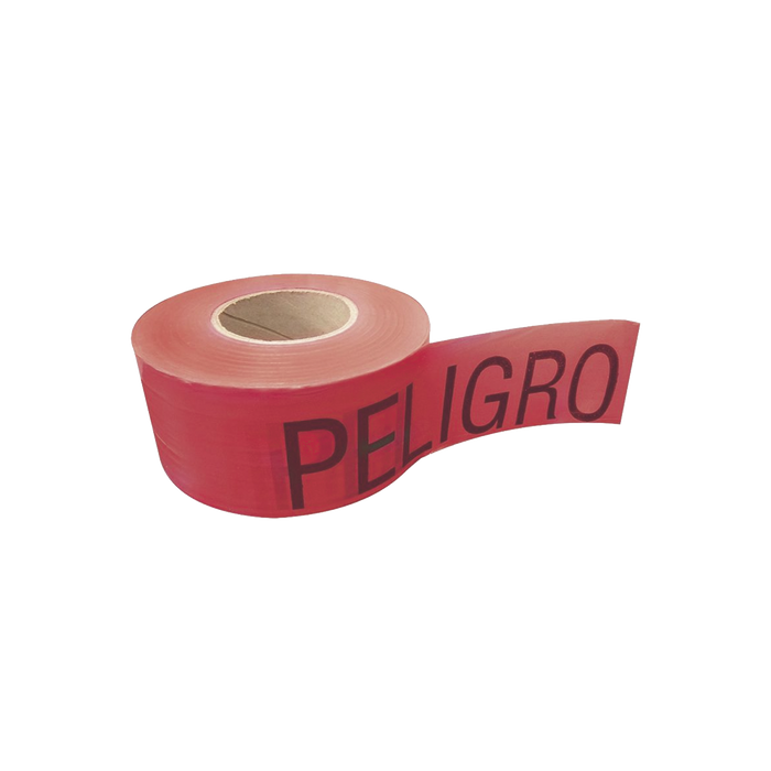 Cinta para barricada PELIGRO de 100 m y ancho de 3.