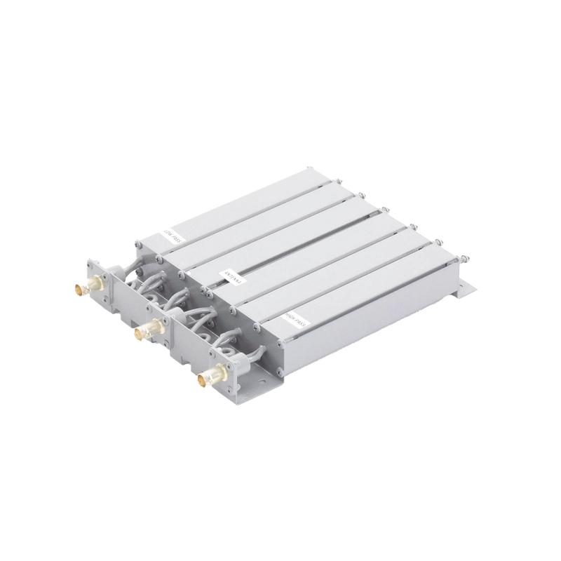 Duplexer SYSCOM Modificado en UHF, 6 Cav. 440-470 MHz, 50 Watt, 5 MHz Sep. Rechazo de Banda, BNC Hembras.