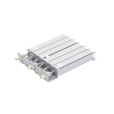 Duplexer SYSCOM Modificado en UHF, 6 Cav. 440-470 MHz, 50 Watt, 5 MHz Sep. Rechazo de Banda, BNC Hembras. - Toer
