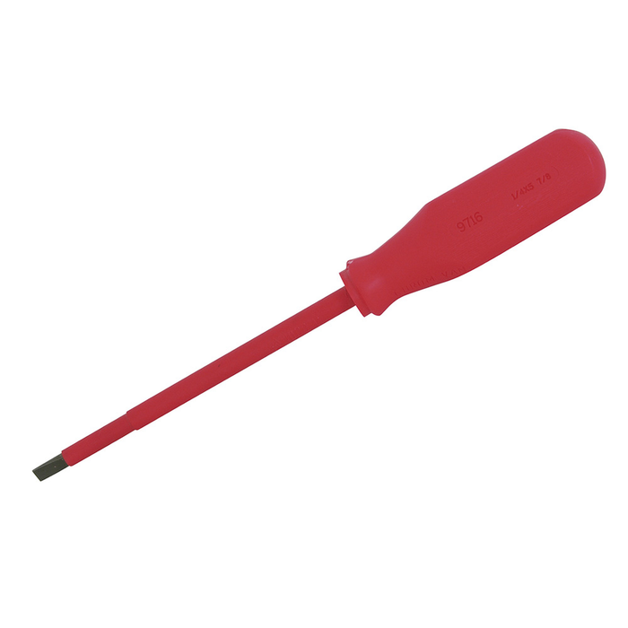 Destornillador rojo para 1000v plano de 7/32 X 5?