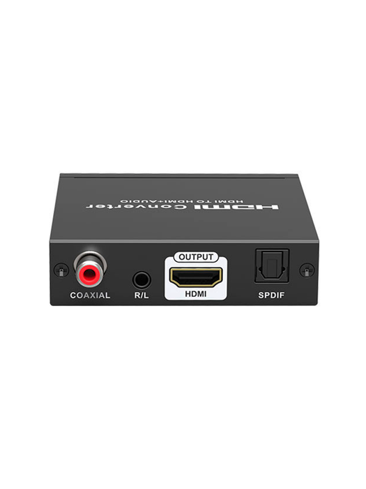 SAXXON LKV3061 - Separador de Audio HDMI/ Soporta Extracción de Video y Audio/ Conexion de Audio a traves de SPDIF & Coaxial o 3.5mm/ Resolucion de Video 4Kx2K@60Hz