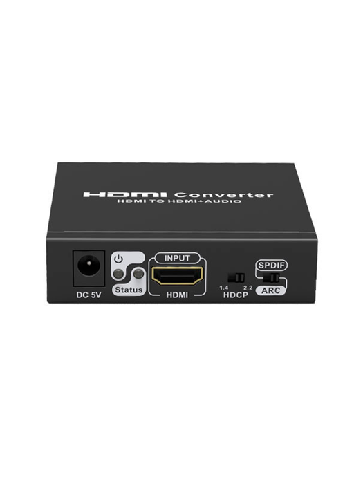 SAXXON LKV3061 - Separador de Audio HDMI/ Soporta Extracción de Video y Audio/ Conexion de Audio a traves de SPDIF & Coaxial o 3.5mm/ Resolucion de Video 4Kx2K@60Hz