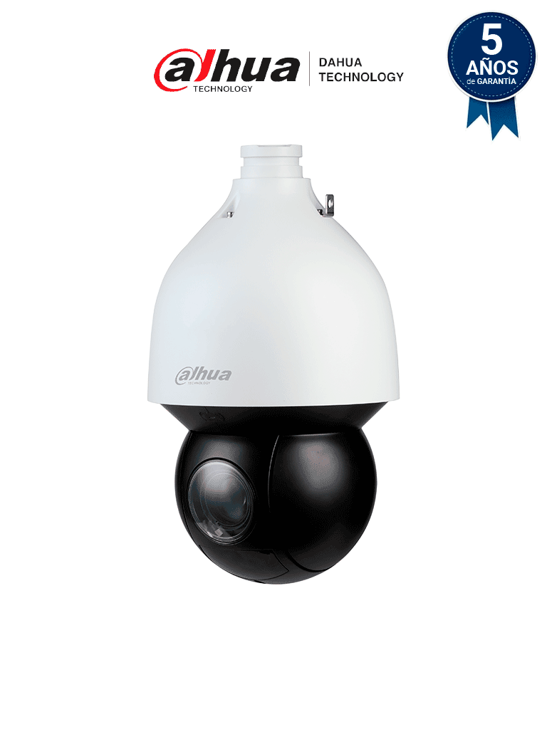 DAHUA DH-SD5A432GB-HNR-Cámara IP PTZ 4MP con tecnología Acupick,WizSense y Starlight. Zoom óptico32x, IR de 150m, Autotracking, detección de rostros y objetos, SMD 4.0,PoE+,IP67, IK10.Ideal para vigilancia avanzada con alta precisión