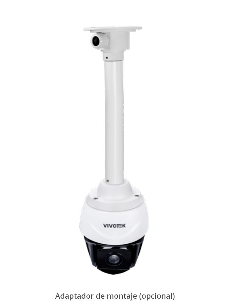 VIVOTEK SD9394-EHL - Cámara IP PTZ Exterior 8 MP, 32x Zoom Óptico, Smart IR 250mts, Protección Nema4X, IP66, IK10, WDR Pro, Smart Tracking, Ciberseguridad Trend Micro, Smart VCA, NDAA, ONVIF, Deep Search