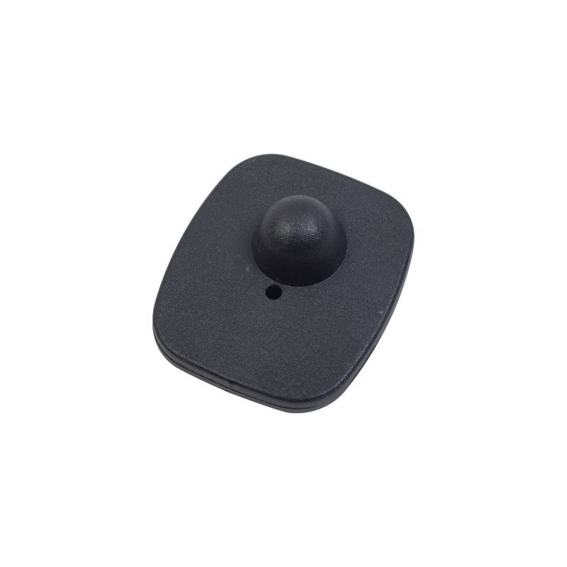 T005B Paquete de 100 Tags RF Para Ropa, Color Negro