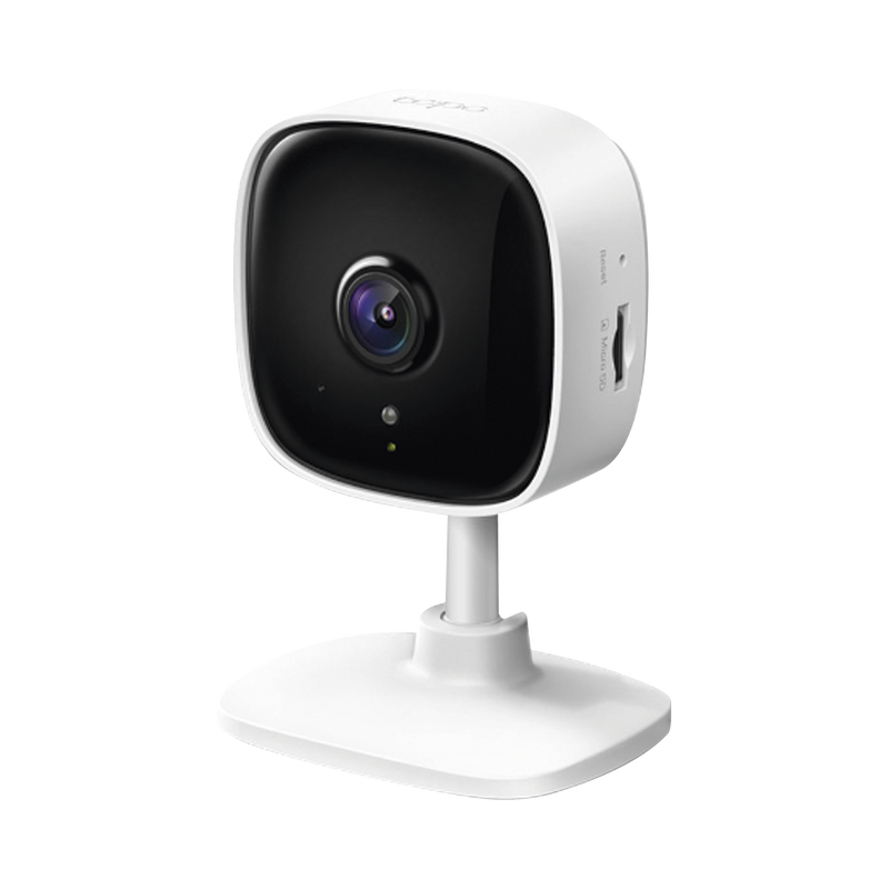 TAPOC100 Cámara IP Wi-Fi para hogar, 2 megapixel, audio doble vía, visión nocturna, notificación Push, acepta memoria Micro SD de para grabación.