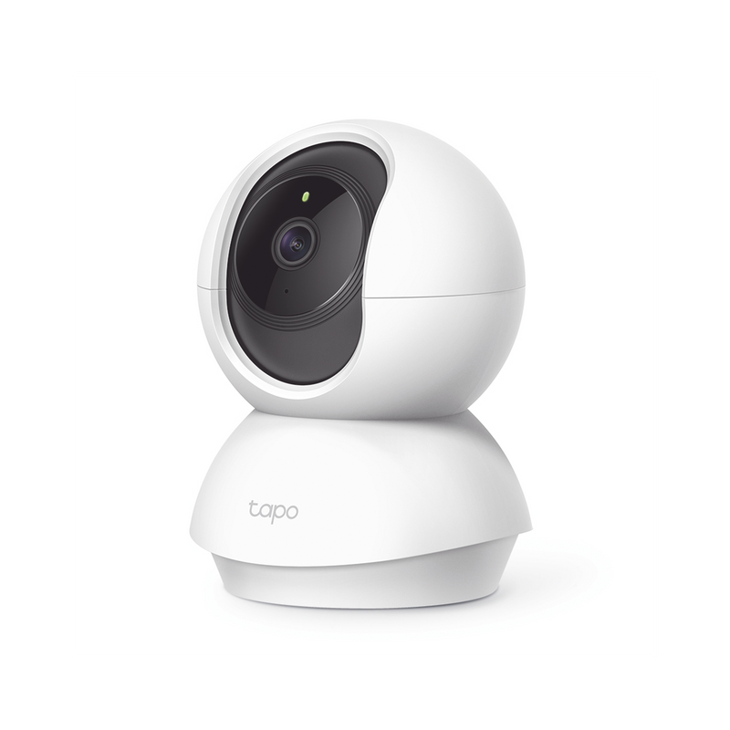 TAPO-C210 Cámara IP Wi-Fi para hogar, 3 megapixel, audio doble vía, visión nocturna, notificación Push, acepta memoria Micro SD de para grabación.