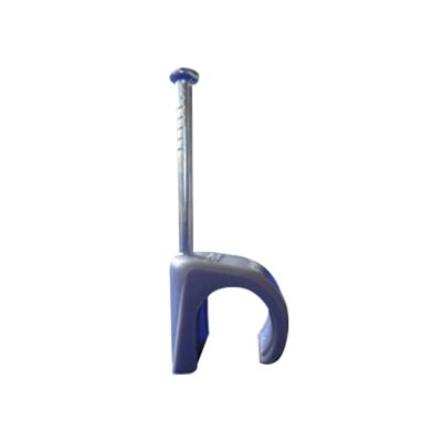 TC-1014 Grapa para cable redondo de 10mm color gris (100pzs) (3104-00100)