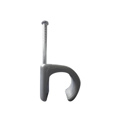 TC-1420 Grapa para cable redondo de 14mm color gris (100pzs) (3105-00100)