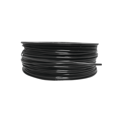 Bobina de 152 Metros de Cable Detector de Calor, Temperatura Fija 78 ° C, Recubrimiento de Nylon Negro para Aplicaciones en Exterior, con Guía Acerada