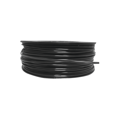 Bobina de 152 Metros de Cable Detector de Calor, Temperatura Fija 235° C, Recubrimiento de Nylon Negro para Aplicaciones en Exterior, Sin Guía Acerada