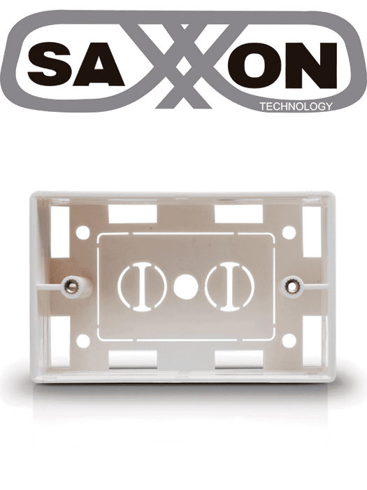 SAXXON A164B - Caja para placa de pared / Usos multiples / Color blanco