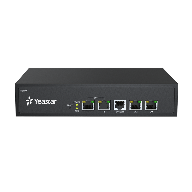 TE100 Gateway con 1 puerto E1/T1/J1 ideal para conmutadores VoIP