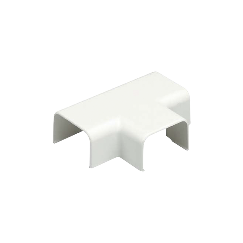 TF5IW-E Conexión en T, para uso con canaleta LD5, material ABS, Color Blanco Mate
