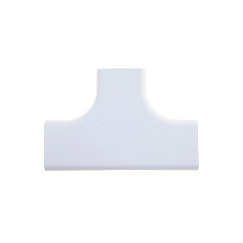 Accesorio en T, para uso con canaleta LDPH10, material ABS, Color Blanco