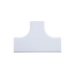 Accesorio en "T", para uso con canaleta LDPH10, material ABS, Color Blanco - Toer