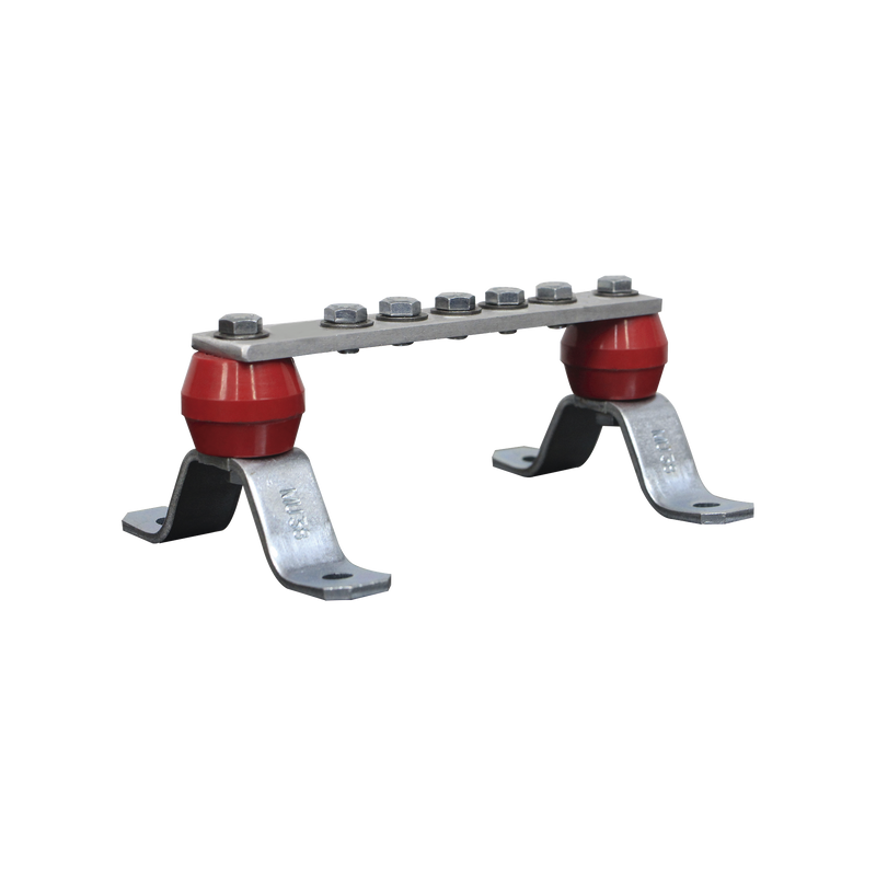 Barra de Unión de Aluminio de 5 Contactos 1-1/2 x 8 x 1/4 (38.1 x 203.2 x 6.35 mm)