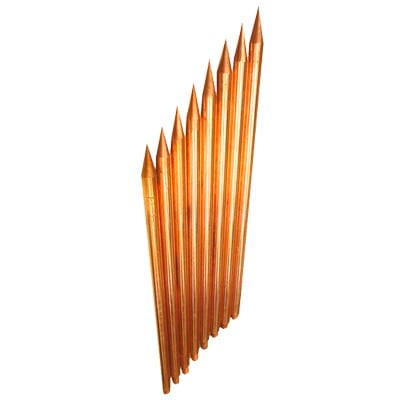 Varilla de Acero con Recubrimiento de Cobre Diámetro 5/8" de 1.5 m de Largo - Toer