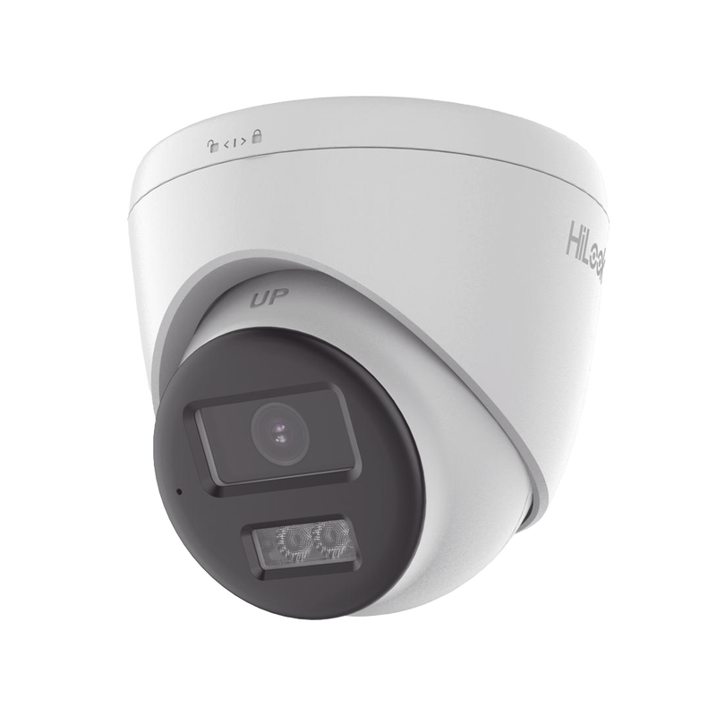 THC-T227-LTS [Audio Bidireccional + Dual Light + ColorVu] Turret TURBOHD 2 Megapixel (1080p) / Lente 2.8 mm / 40 mts IR EXIR + 40 mts Luz Blanca / Micrófono y Bocina Integrado / Exterior IP67 / dWDR
