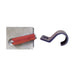 Kit de 8 grapas, 8 taquetes y 8 tornillos para sujetar conductores redondos o tubo en muro (para tubo de 1/2) (2104-07240) - Toer