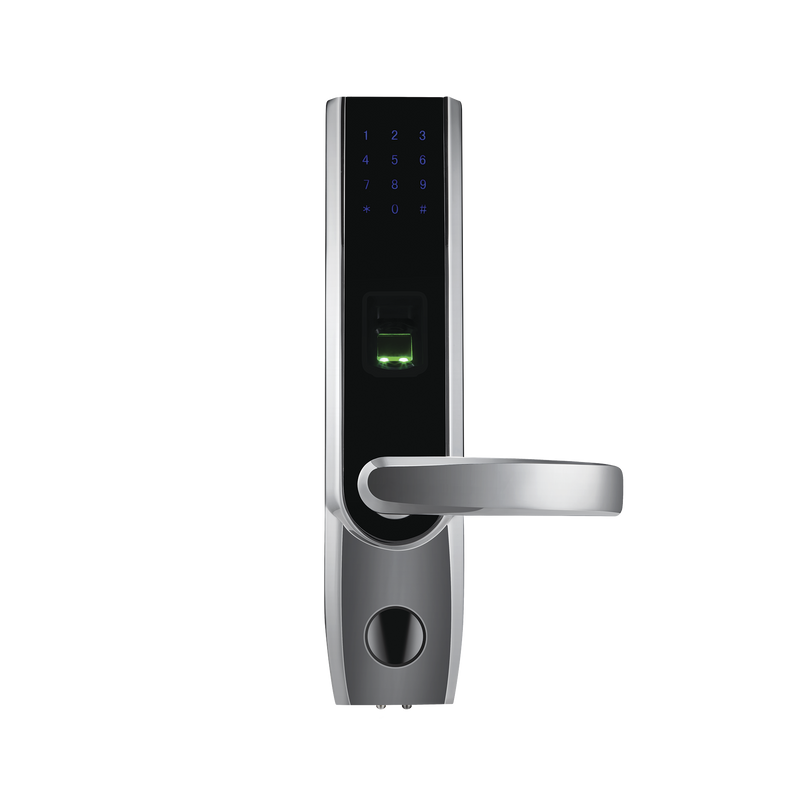 TL-400BR Cerradura autónoma derecha bluetooth de huella digital, tarjeta de proximidad y contraseña / APP ZK Smart Key