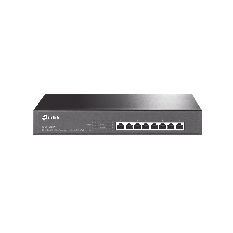 TL-SG1008MP Switch Gigabit PoE+ no administrable de 8 puertos 10/100/1000 Mbps, para escritorio