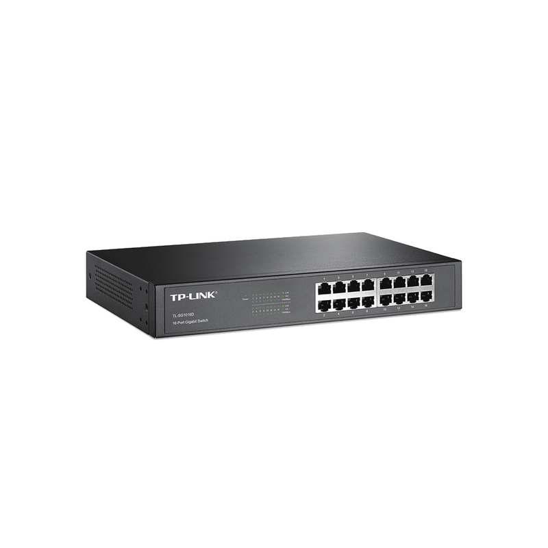 TL-SG1016D Switch Gigabit no administrable de 16 puertos 10/100/1000 Mbps para escritorio/rack