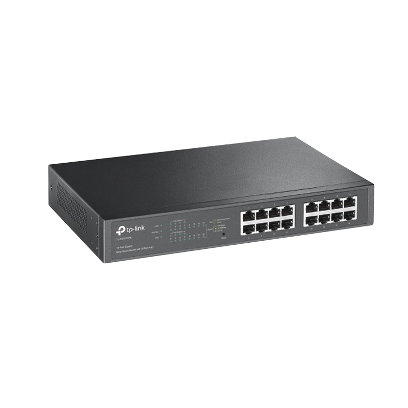 TL-SG1016PE Switch Easy Smart PoE+, 16 puertos 10/100/1000Mbps, 8 puertos PoE+, 150W
