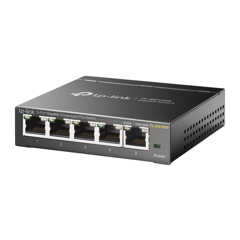 TL-SG105E Switch Escritorio Easy Smart de 5 puertos 10/100/1000 Mbps / IGMP para Vigilancia / Calidad en el Servicio (QoS) / Gestión GUI