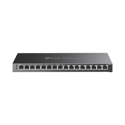 Switch Omada SDN Administrable 16 puertos 10/100/1000 Mbps / 8 Puertos PoE Inteligente af/at / Administración centralizada OMADA SDN / Presupuesto PoE 120W - Toer