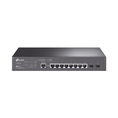 Switch JetStream SDN Administrable 8 puertos 10/100/1000 Mbps + 2 puertos SFP, administración centralizada OMADA SDN - Toer