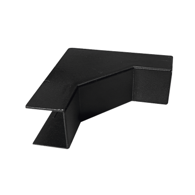Esquinero Interior Color Negro de PVC Auto Axtinguible, Para Canaleta TMK-1720-N-CC (5220-02003) - Toer
