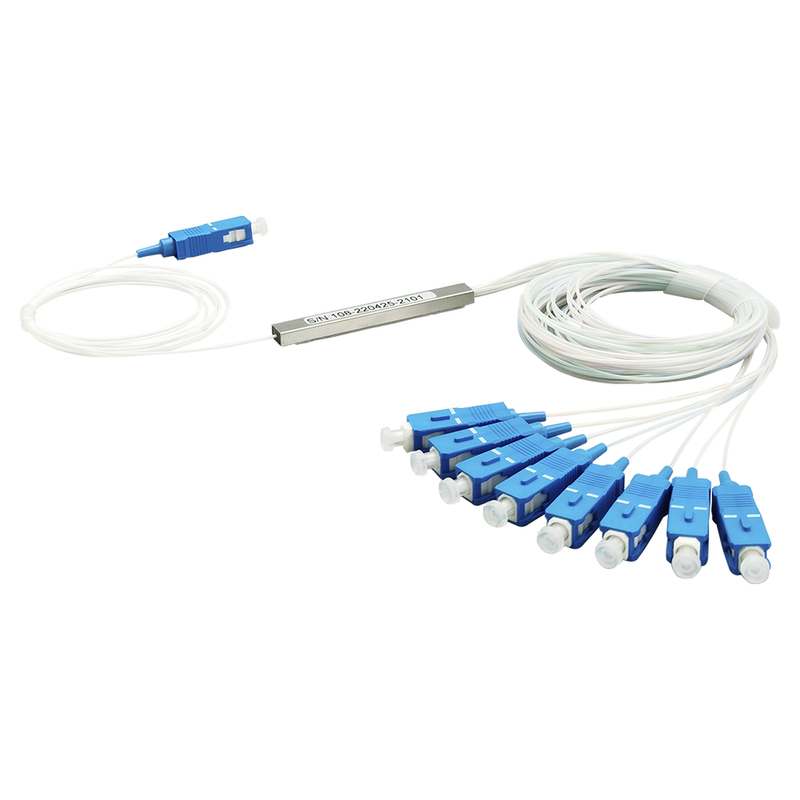 TM-PLC-1X8UPC Splitter (Divisor Óptico) tipo PLC, 1x8, conectores SC/UPC
