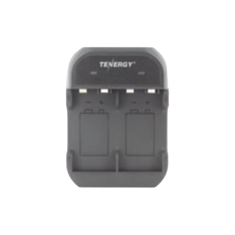 TN141/B Cargador rápido de 2 compartimientos para baterías Ni-MH; Aplicable en baterías de 9 V /color negro