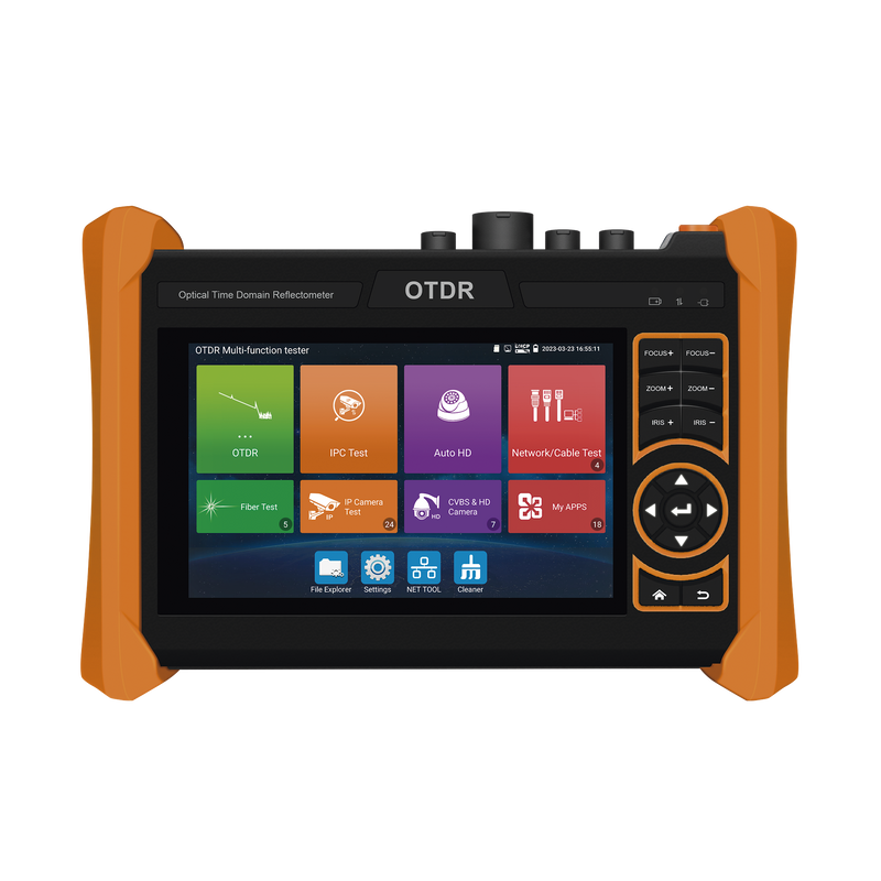 TPTURBO4KOTDR Tester Profesional OTDR y Video | Fibra Óptica | Cámaras IP | Cableado y Redes| Pantalla 5.4 Táctil | Soporta 4K/8K | HDMI/VGA | Medidor Potencia Óptica | Alcance 150KM | Localizador Fallos VFL | PoE Integrado | WiFi | In