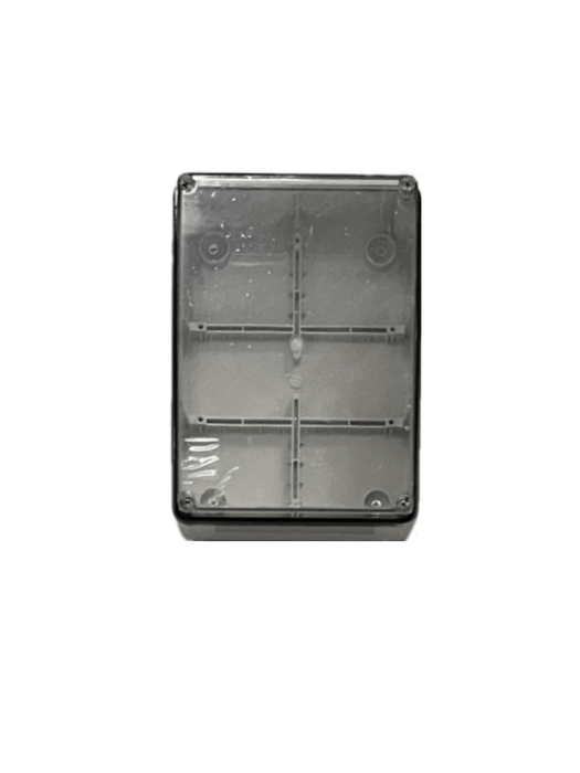SBE TECH SBE-TR19014070 - Caja plástica con tapa transparente de 19x14x7 cm multiusos, IP66, fabricada en material autoextinguible y resistente a la abrasión