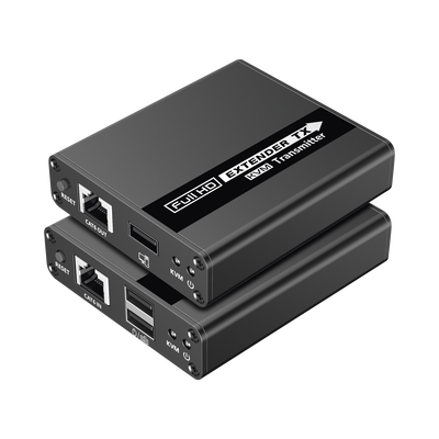 Kit extensor KVM (HDMI y USB) | 40m a 4k@30Hz  | 70m a 1080P@60Hz | Cat 6, 6a y 7 | CERO LATENCIA | HDR | Salida Loop | Salida de audio de 3.5mm | - Toer