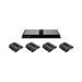 Kit Divisor y Extensor HDMI (Extender Splitter)  / Divide 1 Fuente HDMI a 4 Pantallas / Extiende la señal HDMI hasta 120 m / Resolución 1080P @ 60 Hz / Cat 6/6a / Soporta IR / Baja Latencia / Uso24/7 / Alimente solo el Tx (PoC). - Toer