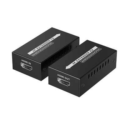 Kit extensor HDMI de tamaño mini | 4K60Hz a  60 metros | Solo requiere alimentación TX |  Sobre CAT6/CAT6A/CAT7 | - Toer