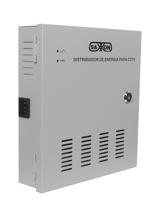 SAXXON PSU1230D18 - Fuente de Poder Profesional de 12 vcd / 30 Ampers/ Para 18 Camaras/ 1.67 Amperes por Canal/ Protección contra Sobrecargas/ Certificación UL/