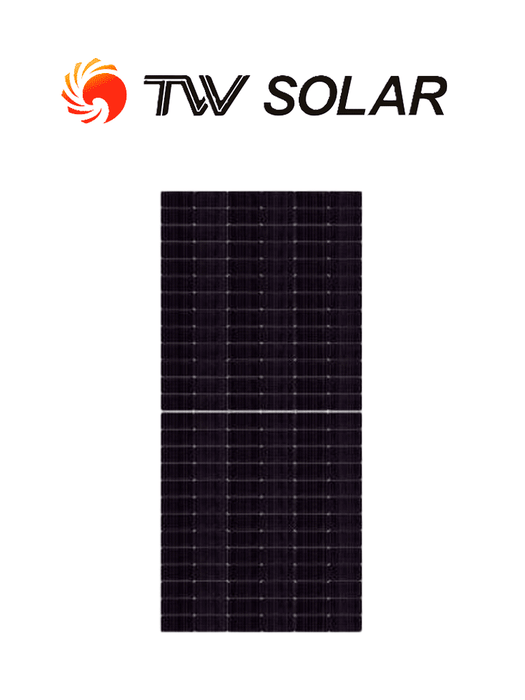 TW SOLAR TWMND - N-type Half-cell  Bifacial Module  - Módulo Solar 615W / Marco de aleación de aluminio anodizado / 132 Celdas / Capa Antireflejo / Protección IP68