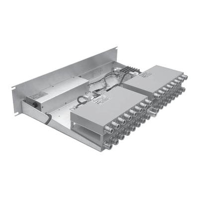 Multiacoplador de 24 Canales, 400-512 MHz, 40 MHz de Ancho de Banda y Ganancia de 0-12 dB.