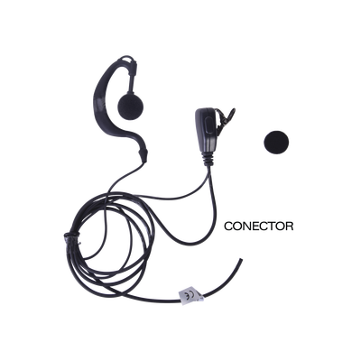 Micrófono - audífono de solapa ajustable al oído para NXPOC-130 - Toer