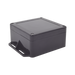 Gabinete Plástico Negro para Exterior (IP65) de 120 x 120 x 60 mm Cierre por Tornillos. - Toer