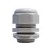 Conector Plástico Blanco Tipo Glándula para Rosca NPT 1" - Toer
