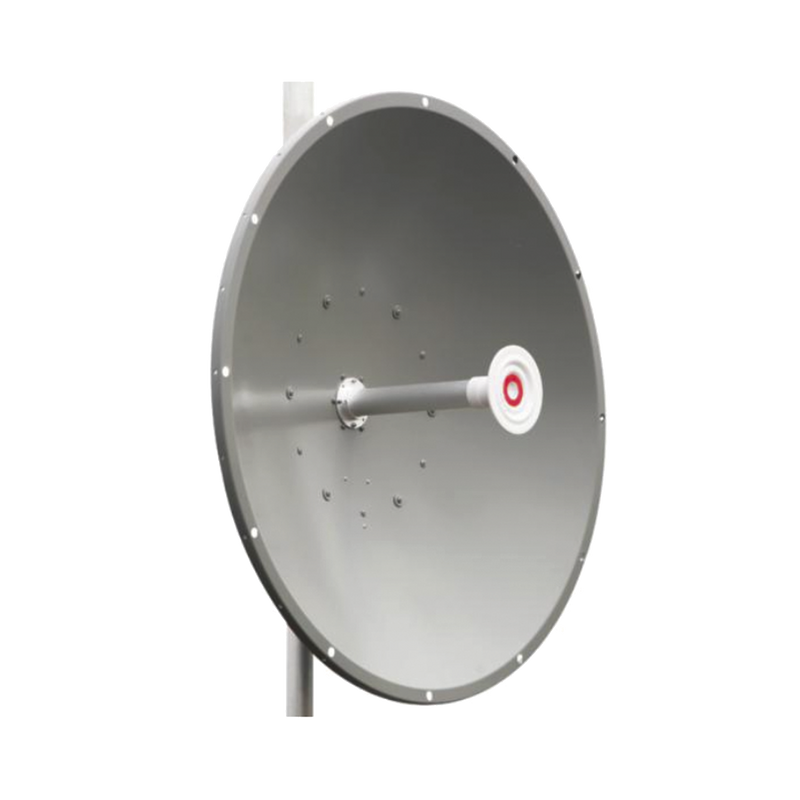 TXP7GD34 Antena direccional de 3 ft, 5.9 a 7.1 GHz, Ganancia 34 dBi, Conectores RP-SMA Hembra, Polarización doble, incluye montaje para torre o mástil
