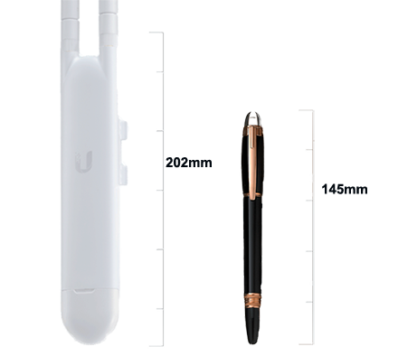 UBIQUITI UAP-AC-M - UniFi Mesh AC: Access Point para exteriores con doble banda 802.11ac, MIMO 2x2, potencia de 20 dBm, hasta 1167 Mbps. Incluye Inyector PoE